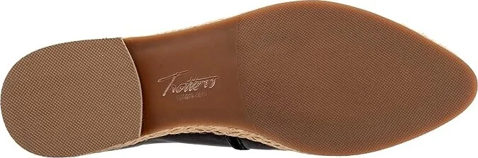 Trotters Estelle Women's Flat Shoes Black : 12 M (B), Canvas - Image 3