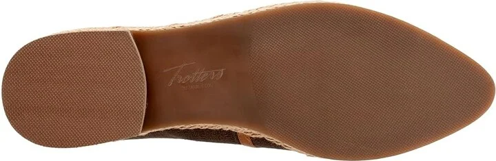Trotters Estelle Women's Flat Shoes Brown Canvas : 10.5 N (AA) - Image 3