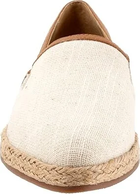 Trotters Estelle Women's Flat Shoes Natural Canvas : 12 M (B) - Image 5