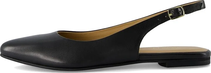 Trotters Evelyn Women's Flat Shoes Black : 6.5 M (B), Leather - Image 6