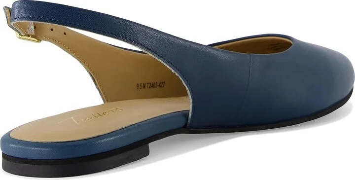 Trotters Evelyn Women's Flat Shoes Blue : 7 M (B), Leather - Image 4