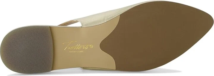 Trotters Evelyn Women's Flat Shoes Champagne : 7.5 N (AA), Leather - Image 3