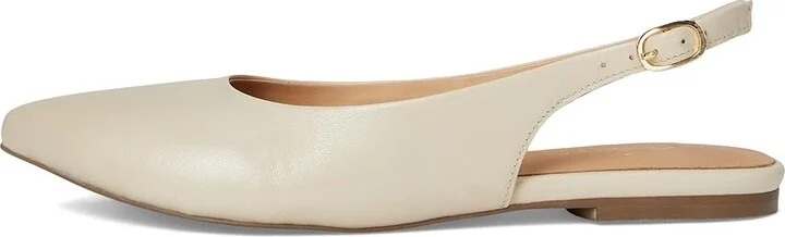 Trotters Evelyn Women's Flat Shoes Ivory : 6 W (D), Leather - Image 6