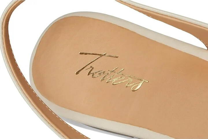 Trotters Evelyn Women's Flat Shoes Ivory : 6 W (D), Leather - Image 7