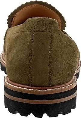 Trotters Fayth Women's Flat Shoes Olive Suede : 7 M (B), Synthetic - Image 3
