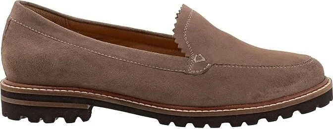 Trotters Fayth Women's Flat Shoes Stone Suede : 10 N (AA), Synthetic - Image 7