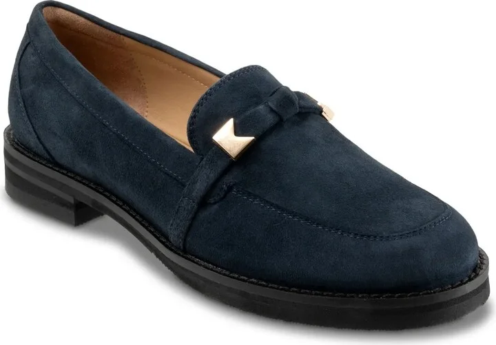 Navy Suede