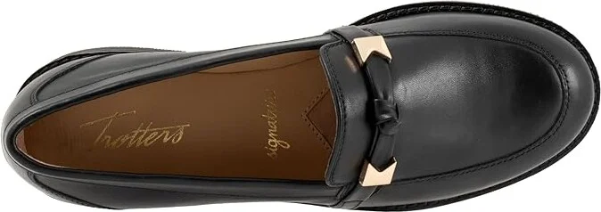 Trotters Femi Women's Flat Shoes Black : 8 M (B), Polyester/Rubber - Image 2