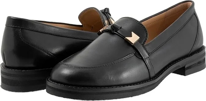 Trotters Femi Women's Flat Shoes Black : 8 M (B), Polyester/Rubber