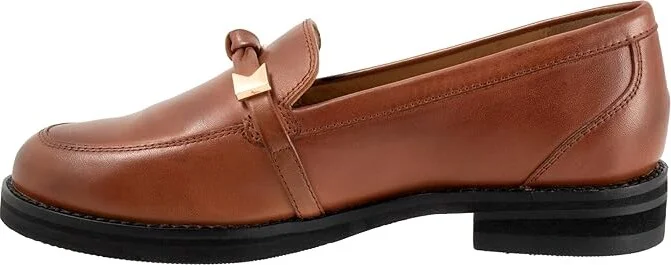 Trotters Femi Women's Flat Shoes Luggage : 10 M (B), Polyester/Rubber - Image 6