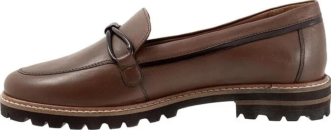 Trotters Fiora Women's Flat Shoes Dark Taupe : 11 W (D) - Image 5