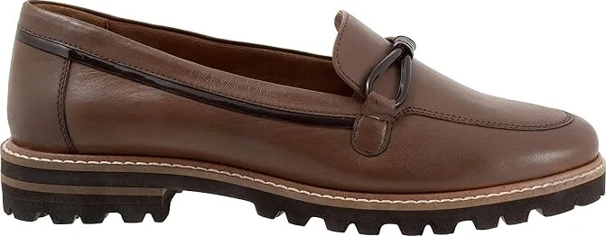 Trotters Fiora Women's Flat Shoes Dark Taupe : 11 W (D) - Image 6