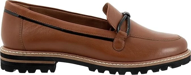 Trotters Fiora Women's Flat Shoes Luggage : 11 W (D) - Image 6