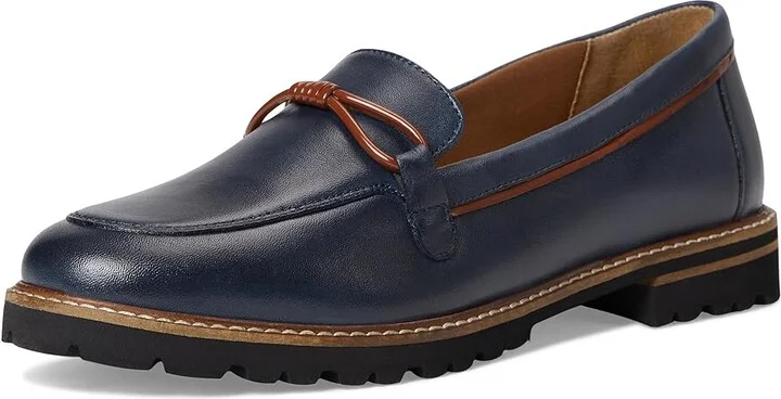 Trotters Fiora Women's Flat Shoes Navy : 10.5 W (D) - Image 5