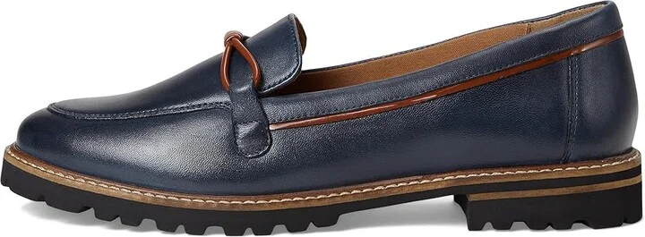 Trotters Fiora Women's Flat Shoes Navy : 10.5 W (D) - Image 6