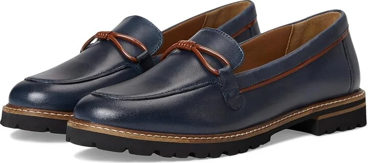 Trotters Fiora Women's Flat Shoes Navy : 10.5 W (D)