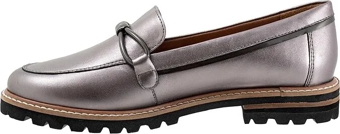 Trotters Fiora Women's Flat Shoes Pewter : 6 M (B) - Image 5