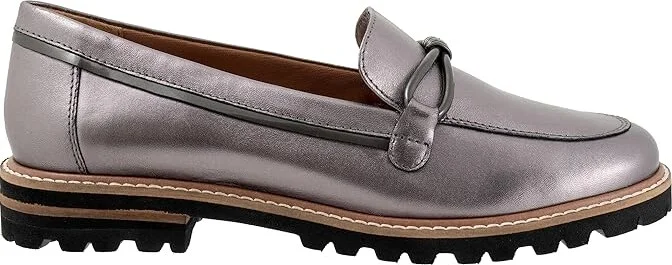 Trotters Fiora Women's Flat Shoes Pewter : 6 M (B) - Image 6