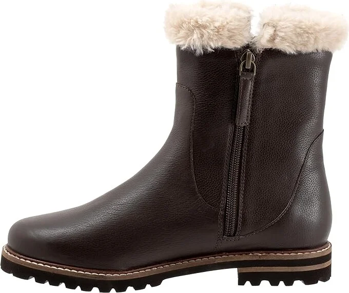 Trotters Forever Women's Boots Dark Brown : 11 M (B), Leather/Textile - Image 6