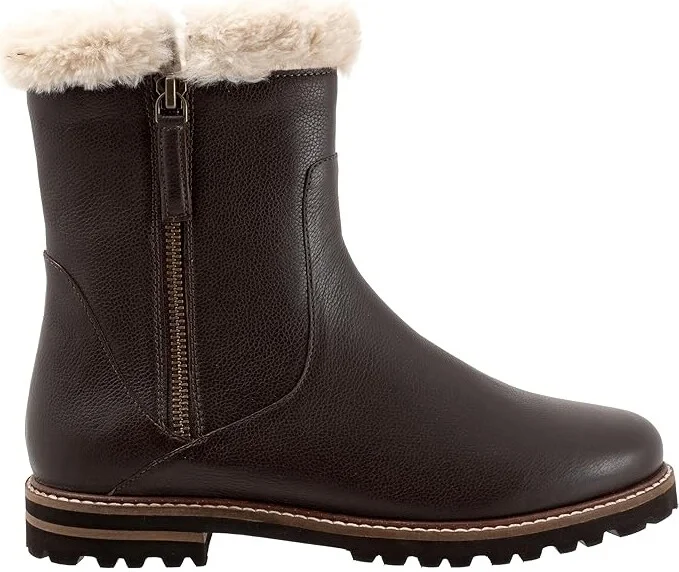 Trotters Forever Women's Boots Dark Brown : 11 M (B), Leather/Textile - Image 7