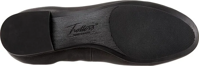 Trotters Gia Women's Flat Shoes Black : 9.5 M (B), Leather - Image 3