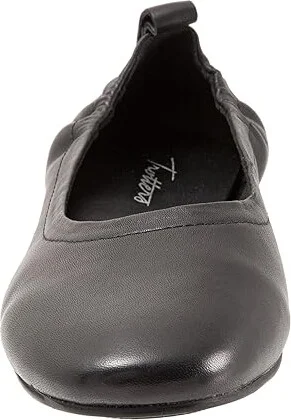 Trotters Gia Women's Flat Shoes Black : 9.5 M (B), Leather - Image 5