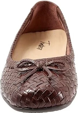 Trotters Gillian Women's Shoes Dark Brown : 7 N (AA), Leather - Image 5