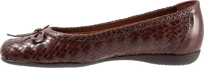 Trotters Gillian Women's Shoes Dark Brown : 7 N (AA), Leather - Image 6