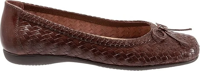 Trotters Gillian Women's Shoes Dark Brown : 7 N (AA), Leather - Image 7