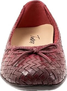 Trotters Gillian Women's Shoes Dark Red : 6.5 M (B), Leather - Image 5