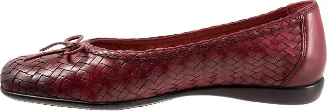 Trotters Gillian Women's Shoes Dark Red : 6.5 M (B), Leather - Image 6