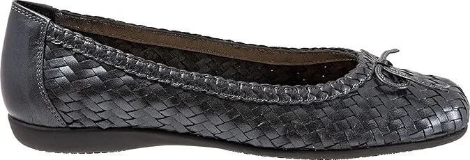Trotters Gillian Women's Shoes Grey Metallic : 11 M (B), Leather - Image 7