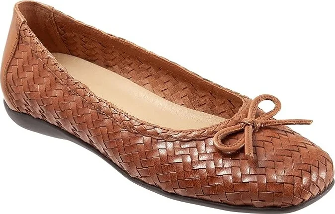Trotters Gillian Women's Shoes Luggage Leather : 10.5 N (AA)