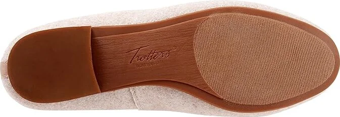 Trotters Glory Women's Shoes Beige Felt : 11 M (B) - Image 3