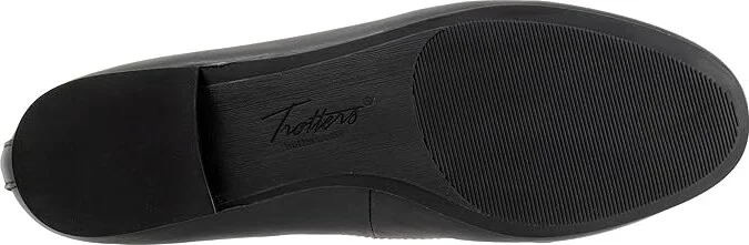 Trotters Greyson Women's Flat Shoes Black : 11 M (B), Leather - Image 3