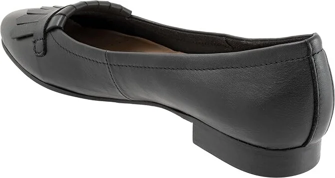 Trotters Greyson Women's Flat Shoes Black : 11 M (B), Leather - Image 4