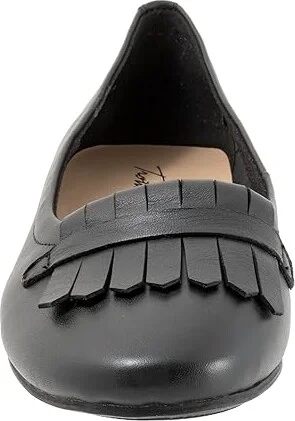 Trotters Greyson Women's Flat Shoes Black : 11 M (B), Leather - Image 5