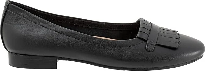 Trotters Greyson Women's Flat Shoes Black : 11 M (B), Leather - Image 7