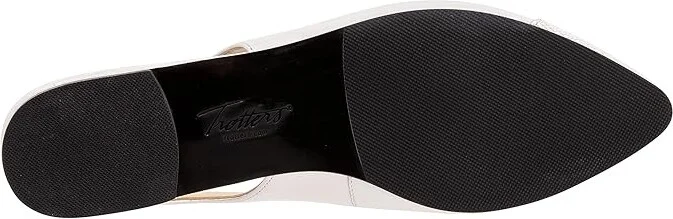 Trotters Halsey Women's Shoes White Leather : 9 N (AA) - Image 3