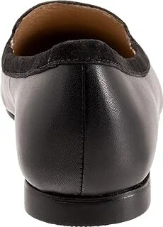 Trotters Hannah Women's Flat Shoes Black : 6.5 M (B), Leather - Image 4
