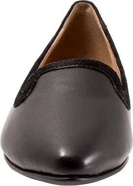Trotters Hannah Women's Flat Shoes Black : 6.5 M (B), Leather - Image 5