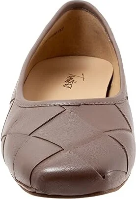 Trotters Hanny Women's Shoes Taupe : 9.5 M (B), Leather - Image 5