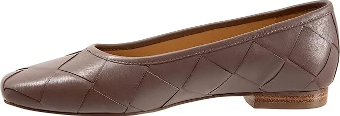 Trotters Hanny Women's Shoes Taupe : 9.5 M (B), Leather - Image 6