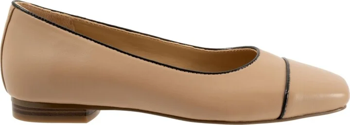 Trotters Harbor Flat - Beige/black - Image 2