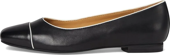 Trotters Harbor Women's Flat Shoes Black/White : 11 WW (EE), Leather/Rubber - Image 6