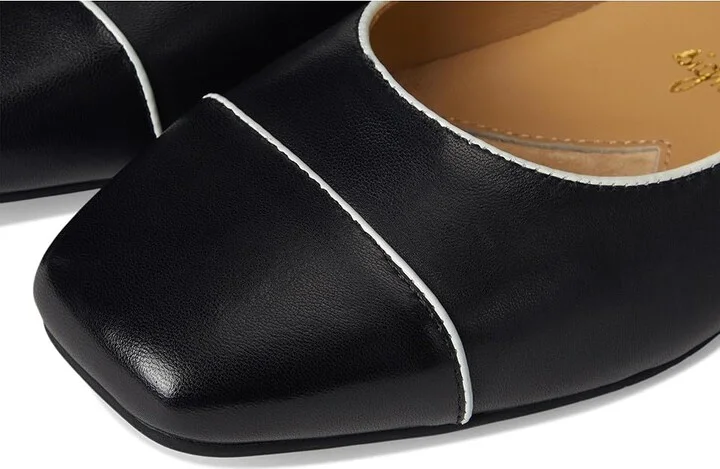 Trotters Harbor Women's Flat Shoes Black/White : 11 WW (EE), Leather/Rubber - Image 7