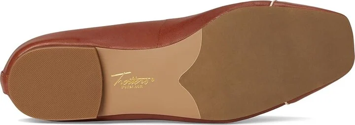 Trotters Harbor Women's Flat Shoes Luggage : 12 WW (EE), Leather/Rubber - Image 3