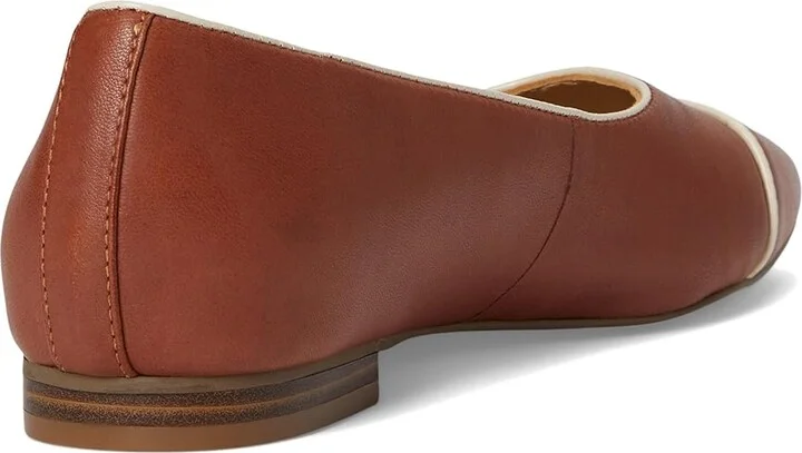 Trotters Harbor Women's Flat Shoes Luggage : 12 WW (EE), Leather/Rubber - Image 4