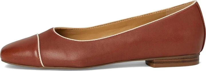 Trotters Harbor Women's Flat Shoes Luggage : 12 WW (EE), Leather/Rubber - Image 6