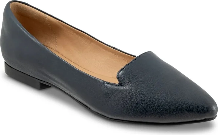 Navy Leather